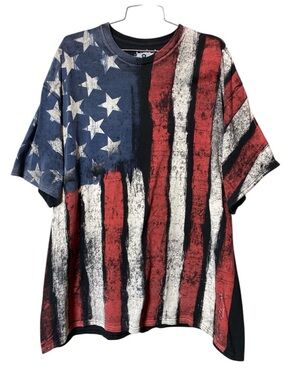 American Flag Graphic Shirt